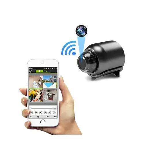 Mini 4K Security Camera Wireless | Home Monitoring Camera with Night Vision & Real-Time View