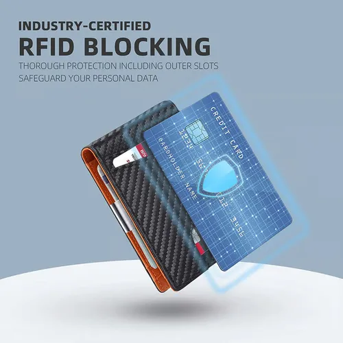 Theft Leather Wallet for Business Men