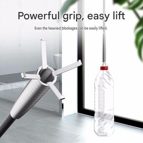 Flexible Four-Claw Drain Cleaner & Grabber Tool | 90cm Long