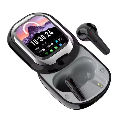 Smart Mobile Phone SE-ONE Wireless Earphone TWS Headset Touchscreen BT Headphones Whatsapp Facebook Message Push 2.01 TFT 300Mah