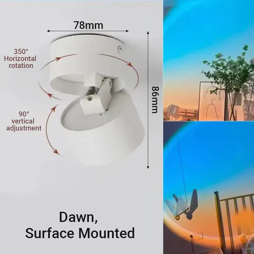 LED Sunset Projection Lamp Enjoy Romantic Atmosphere with this spotlight!!!Natural sunset shines on your face, time seems to be slowing down.