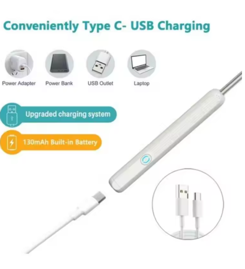 Visual Ear Pick Wireless Cleaning Endoscope HD Ear Pick  Children's ear scoop, ear scoop, wireless cleaning endoscope, high-definition ear picking