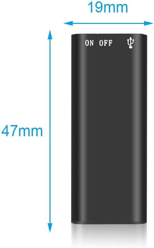 SK892 Mini Hidden Voice Recorder | One Key Audio Recording & MP3 Player