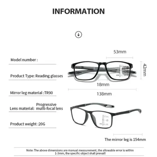 SEO Title (Max 60 chars): Smart Auto-Adjusting Multifocal Reading Glasses | All-in-One Vision