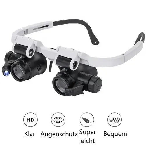 Universal LED Lighted Magnifying Glasses with Replaceable Lenses (Pay on Delivery)