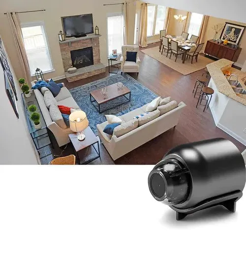 🔥 Mini Full HD 4K Security Camera Ultra small and understated, you will be able to view everything in real-time with clear and high-resolution images.