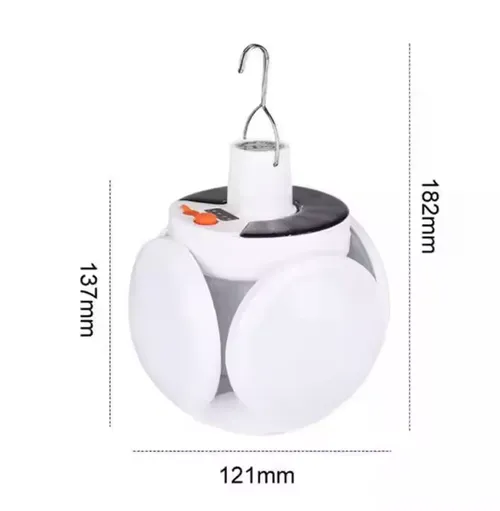 Solar Charging Camping Light Multifunctional Portable Rechargeable Pold Light