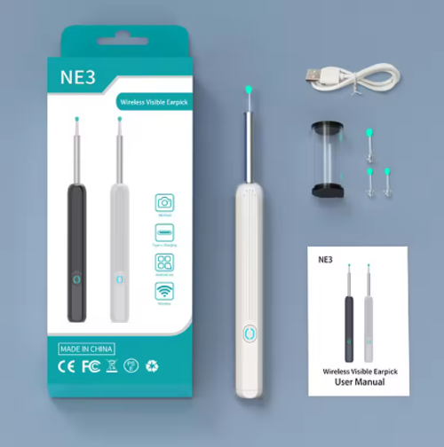 Visual Ear Pick Wireless Cleaning Endoscope HD Ear Pick  Children's ear scoop, ear scoop, wireless cleaning endoscope, high-definition ear picking