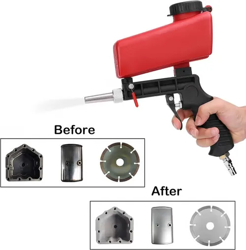 🔥✨Portable Pneumatic Sandblasting Gun Strip paint, remove rust, clean metal, or etch glass like a pro with this high-performance sandblaster gun. Ideal for auto restoration, woodworking, industrial maintenance, and more!