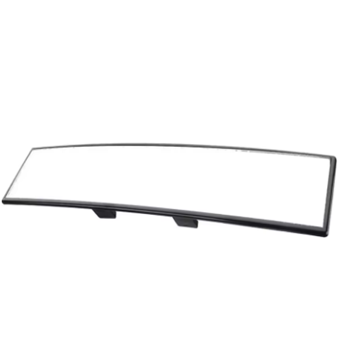 Universal 11 Inch Panoramic Convex Rearview Mirror Wide Angle Anti Glare for Car SUV Truck Safe Driving Reduce Blind Spots