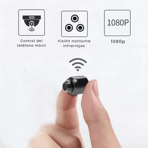 🔥 Mini Full HD 4K Security Camera Ultra small and understated, you will be able to view everything in real-time with clear and high-resolution images.