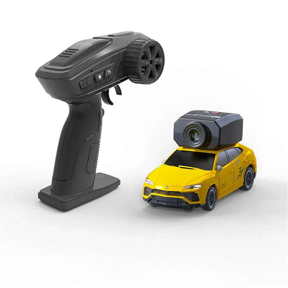 1:64 Scale FPV RC Drift Car with Camera – App-Controlled First-Person View Electric Toy