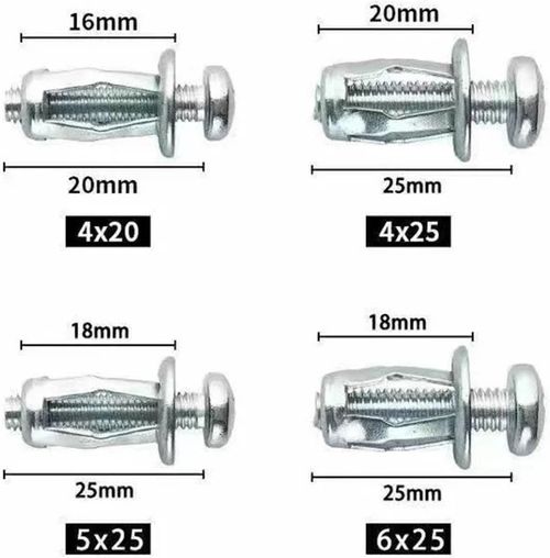 50-Piece Set Petal Rivet Nuts (M5) – Expanding Clamping Nuts . Metal Petal-Style Rivet Nuts – Hollow Wall Fasteners