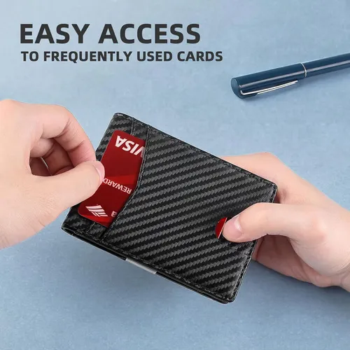 Theft Leather Wallet for Business Men