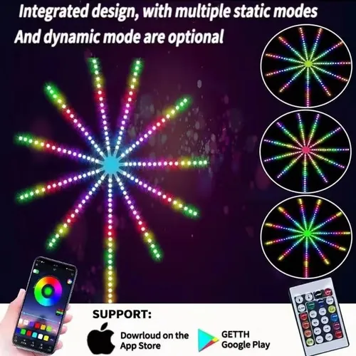 💡WiFi Bluetooth Smart Fireworks Led Light