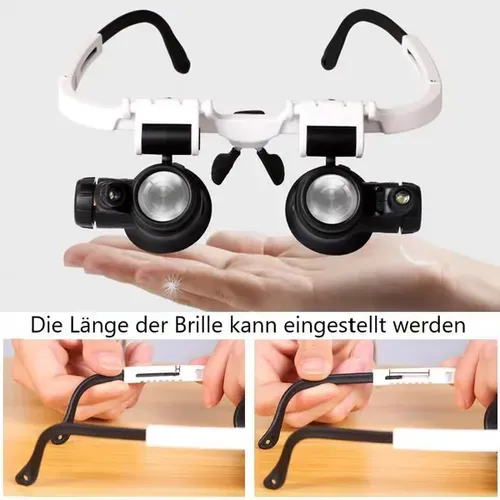 Universal LED Lighted Magnifying Glasses with Replaceable Lenses (Pay on Delivery)
