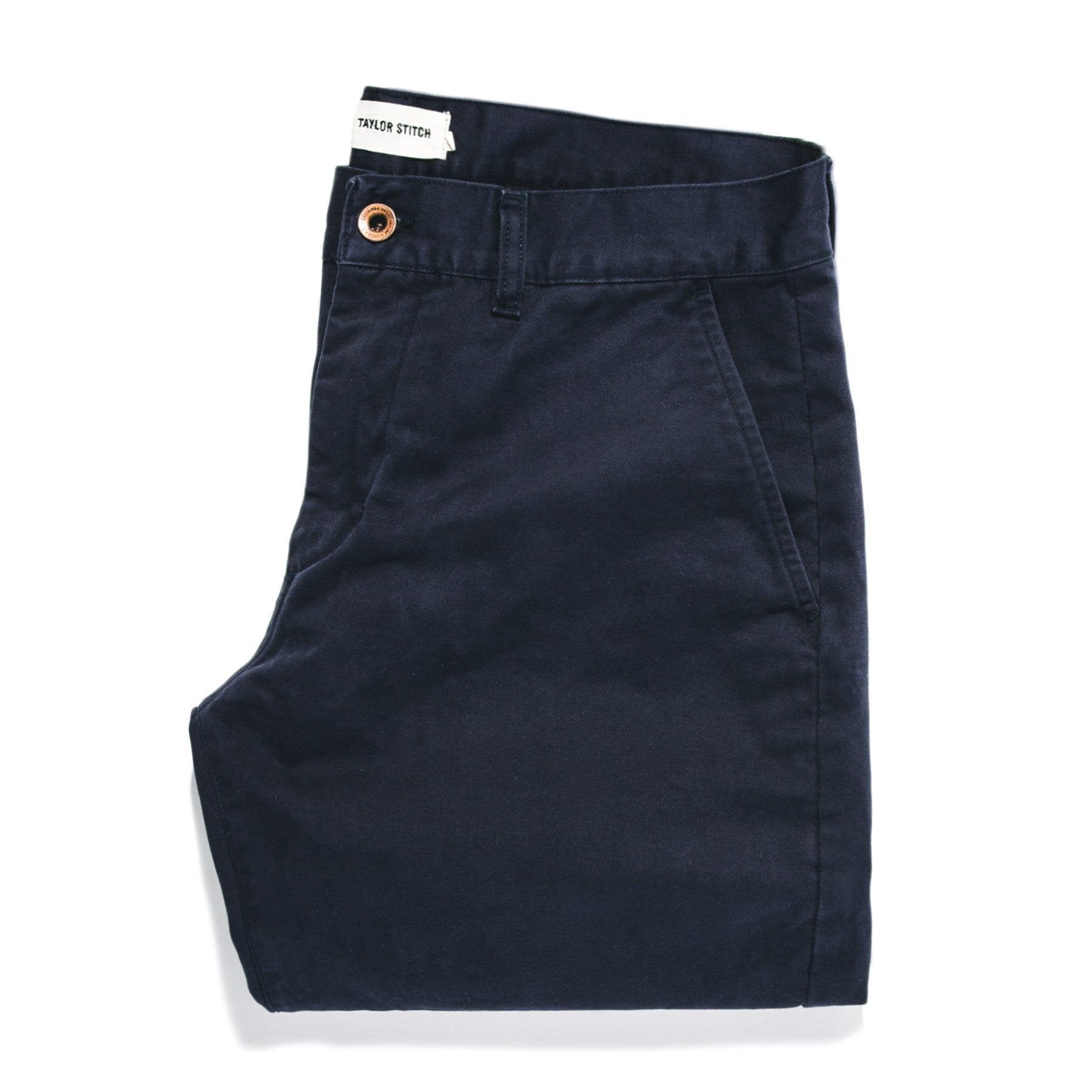 Roevn Slim Chino in Organic Navy