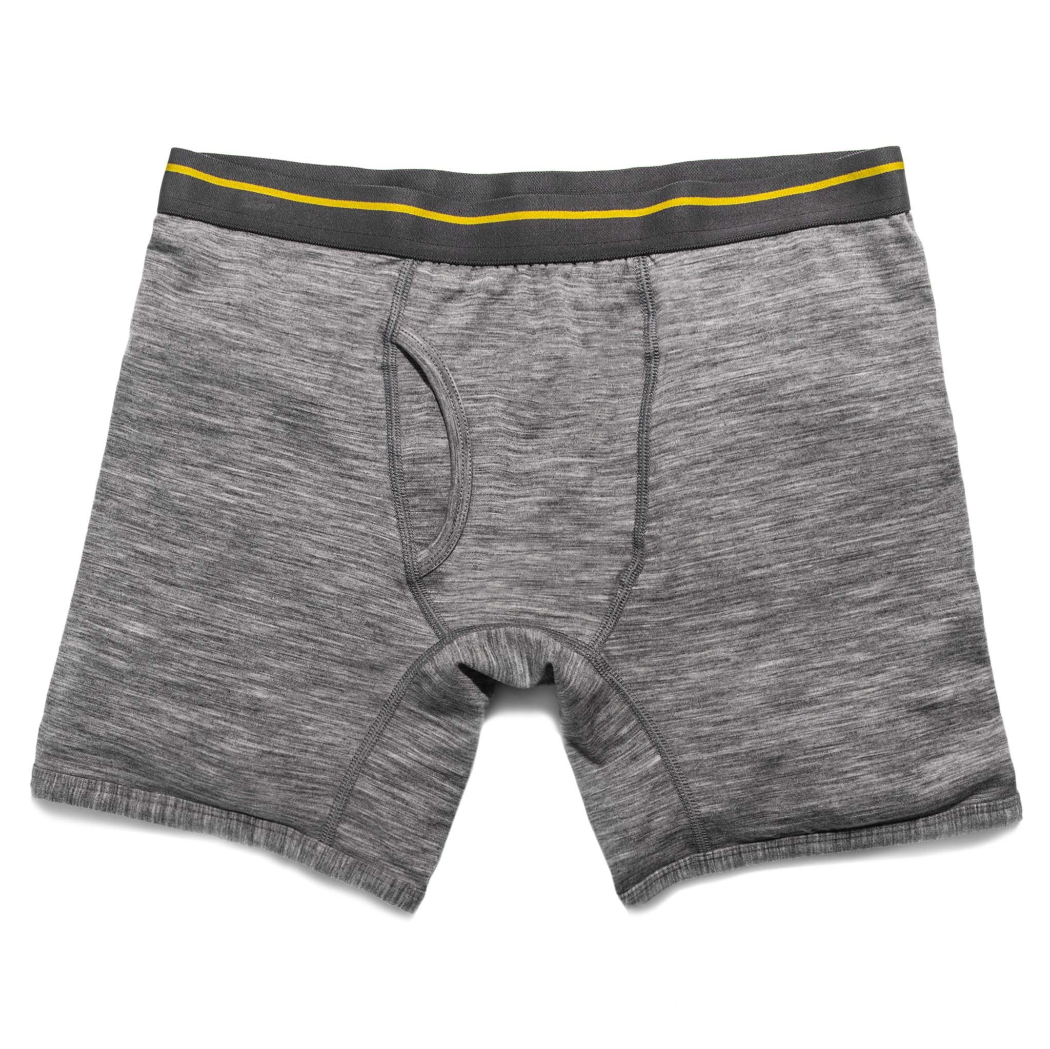 Roevn Merino Boxer in Heathered Grey