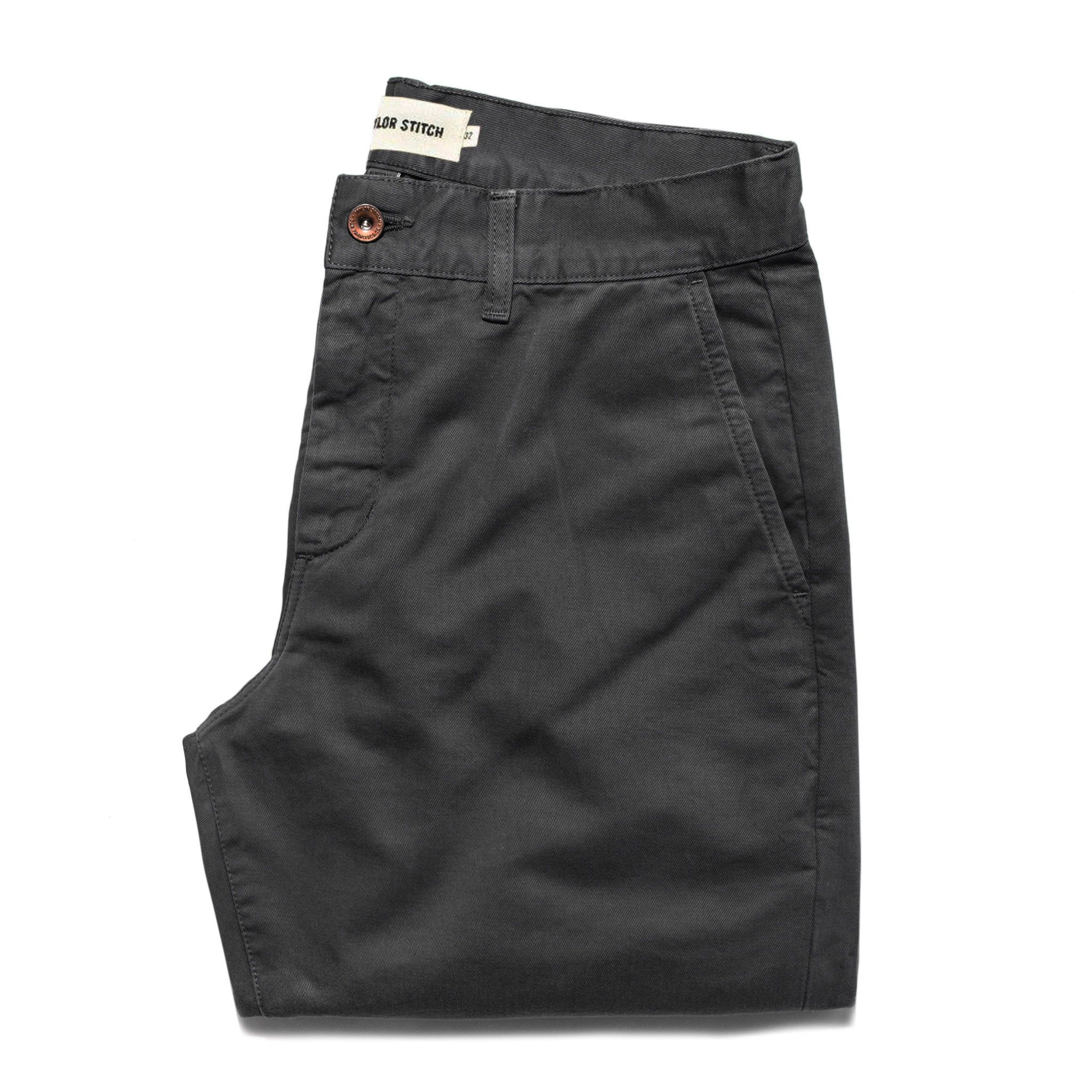 Roevn Slim Chino in Organic Charcoal