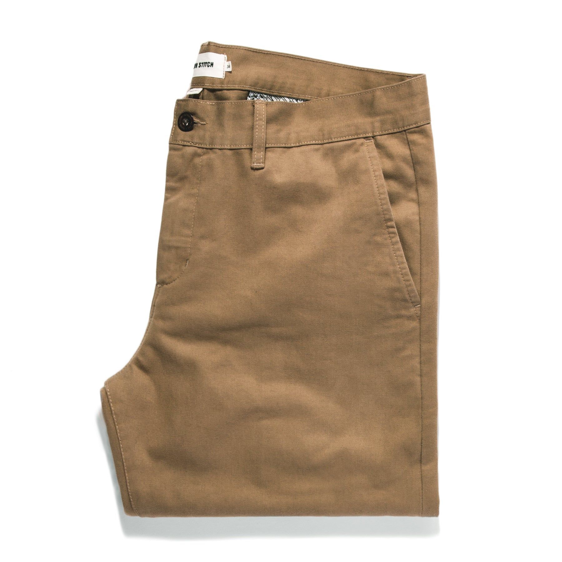 Roevn Slim Chino in Khaki