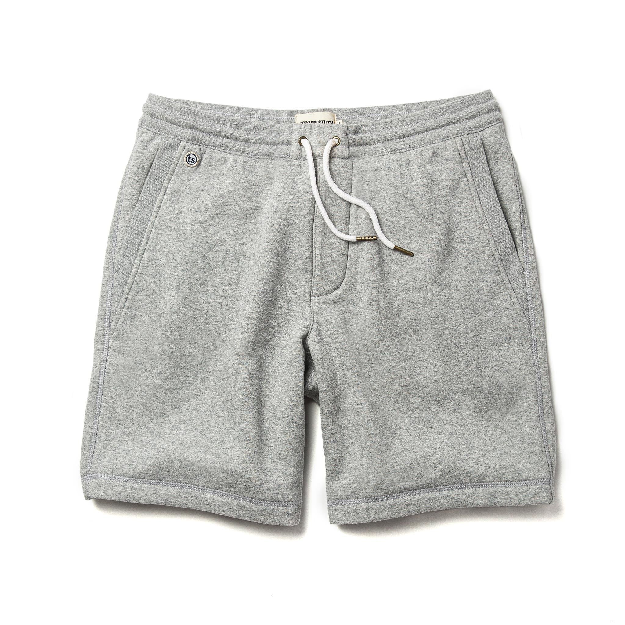 Roevn Heavy Bag Short in Heather Grey Fleece