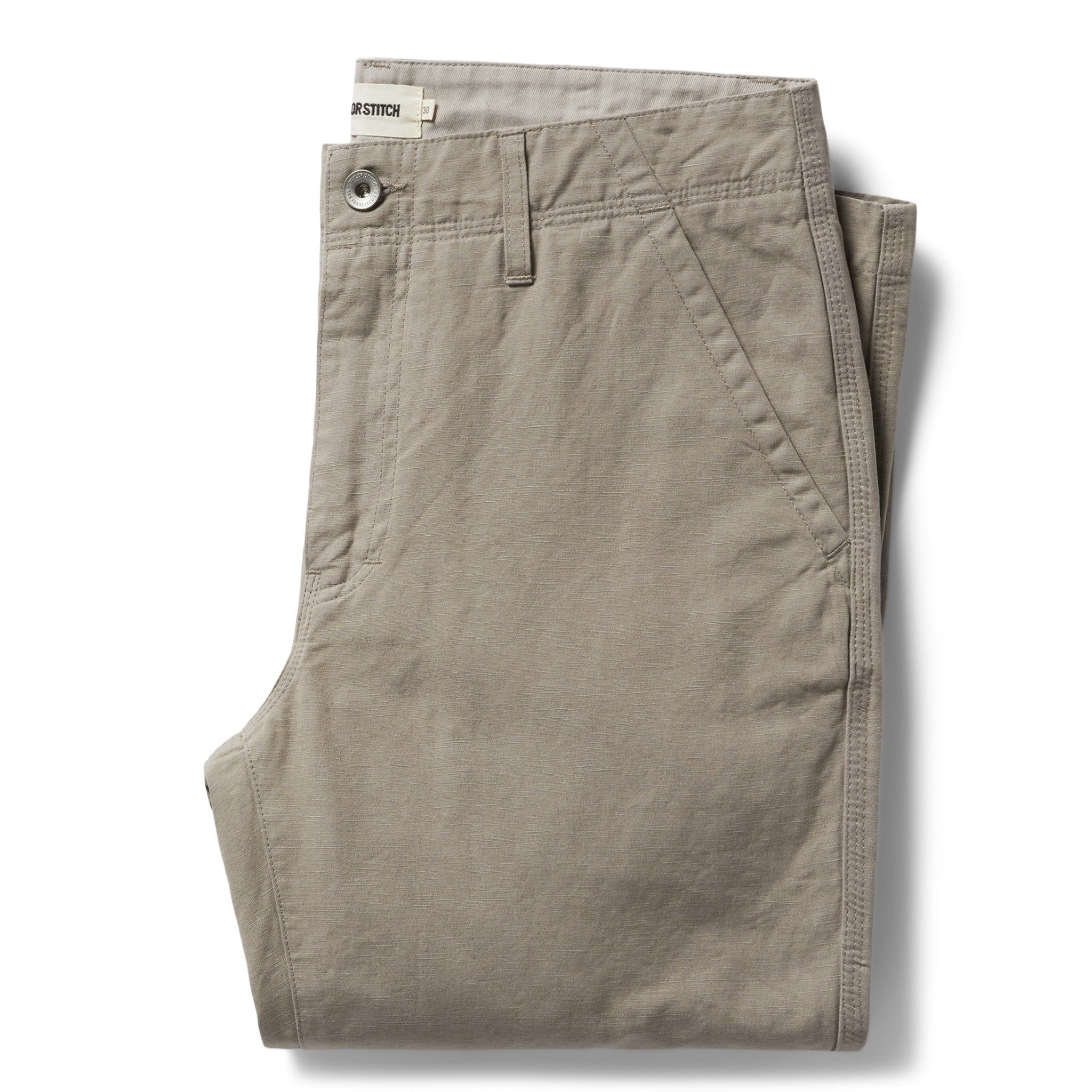 Roevn Morse Pant in Oyster Slub