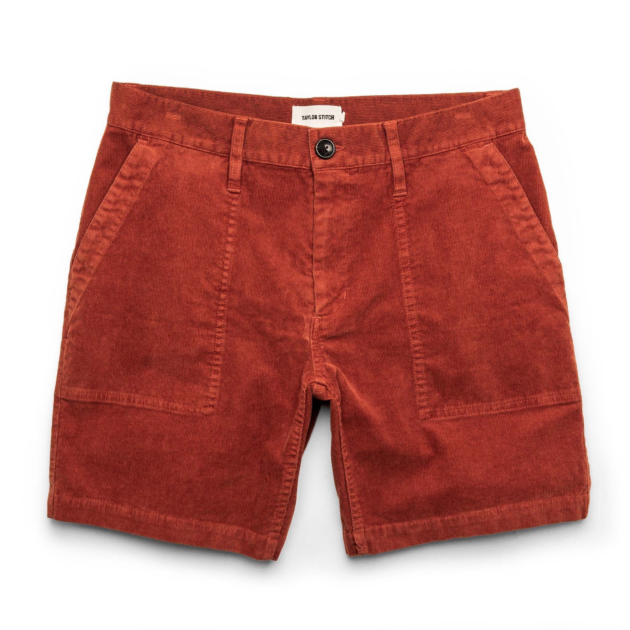 Roevn Trail Short in Rust Cord