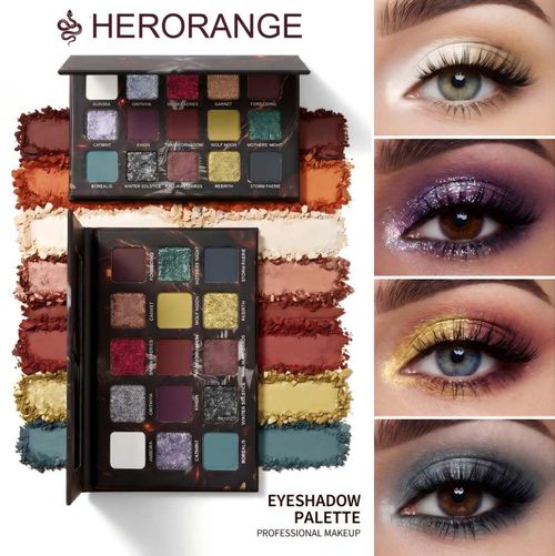 Underground-Themed 15-Color Eyeshadow Palette