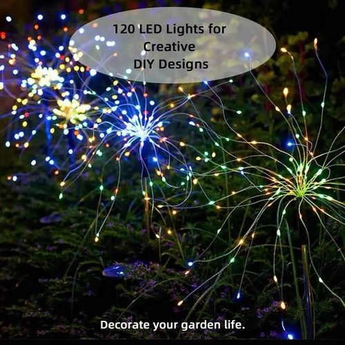 Solar firework lights