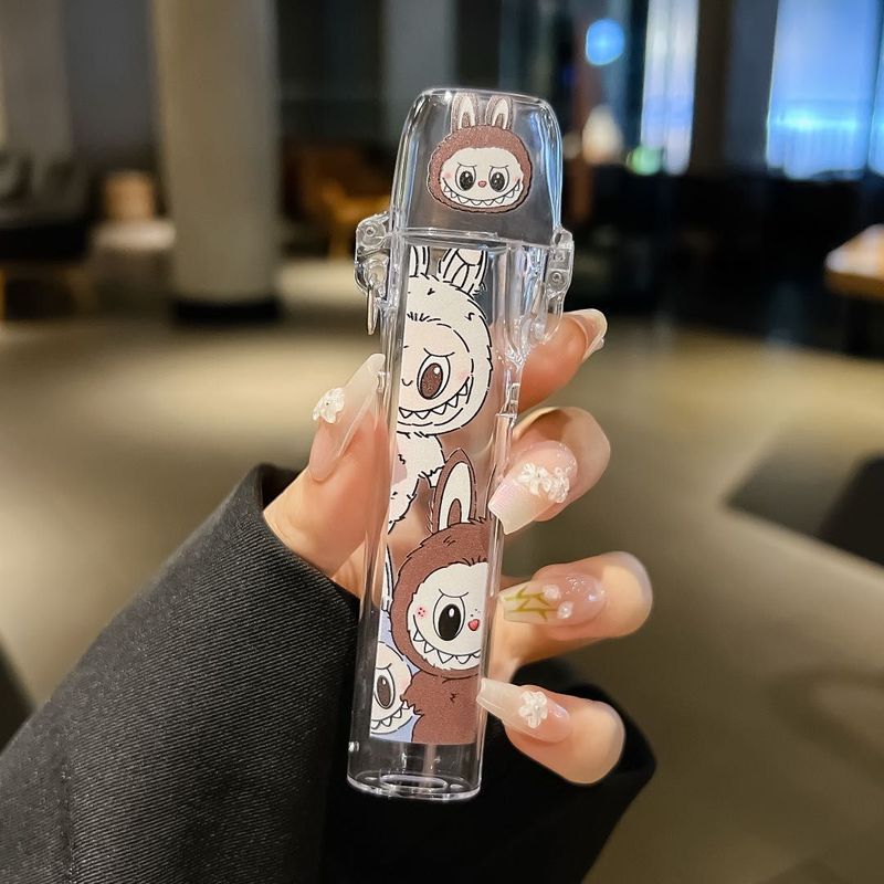 Labubu拉布布印花彈蓋電子煙主機保護殼