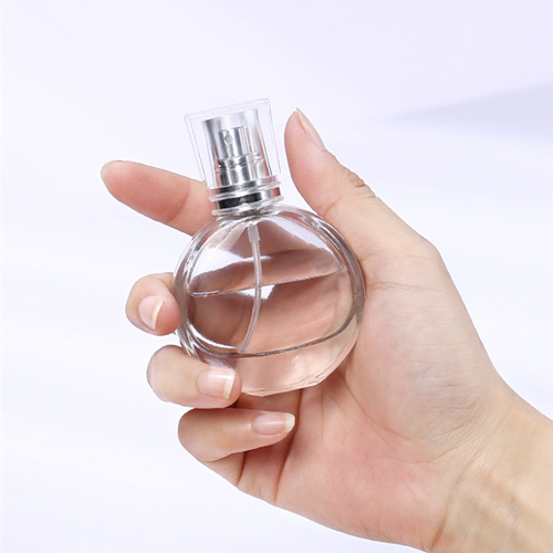 Empty Personalized Modern Women 25ml Portable Round Glass Perfume Spray Bottle