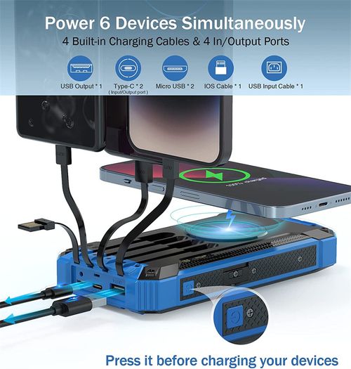 OEM ODM 45W Type-C USB Air Charger Laptop Portable Solar Panel Power Station High Energy Solar Energy Storage Battery Power Bank