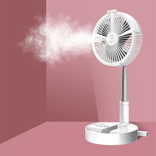Ventilador portátil telescópico dobrável para fornecimento de água nebulizada