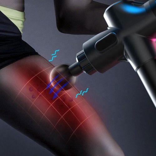 Speeds Pressure Sensor Body Gun Massager Private Label Cordless Deep Tissue Vibration Muscle Massage Gun