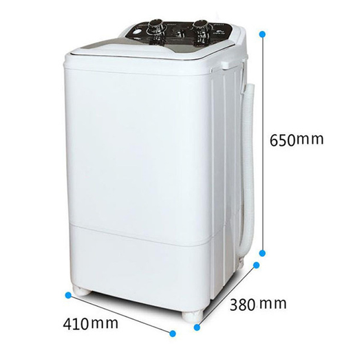 Mini máquina de lavar roupa semiautomática de tambor único de 7 kg, carregamento superior, mini máquina de lavar e secar roupa para roupa e calçado
