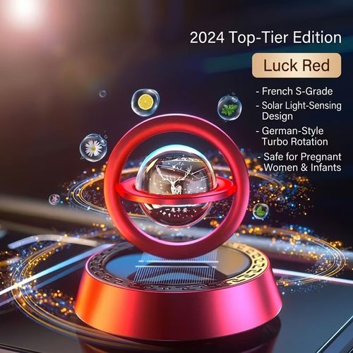 Rotating Planet Solar Car Air Freshener