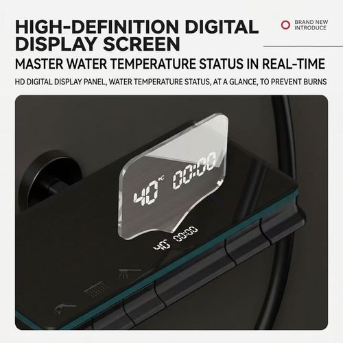 Premium Digital Display Thermostatic Shower Set