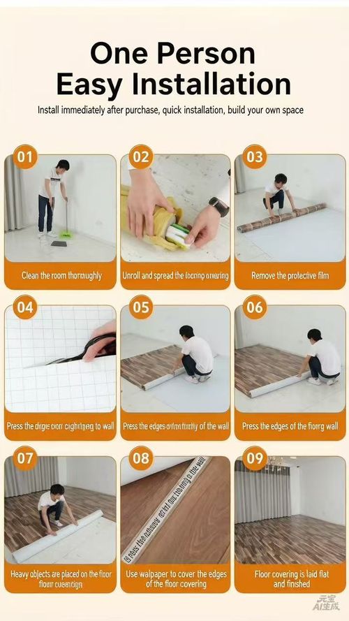 Self-adhesive floor tiles