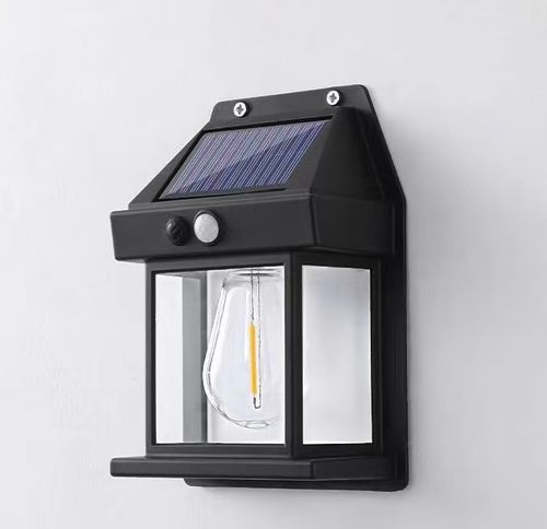 Solar Motion Sensor Wall Light - 3 Modes