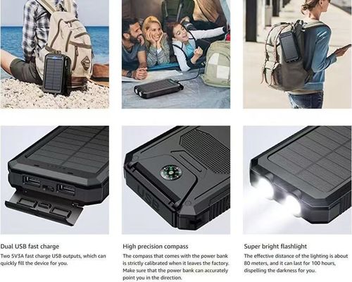 Waterproof Solar Power Bank