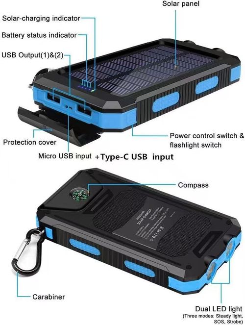 Waterproof Solar Power Bank