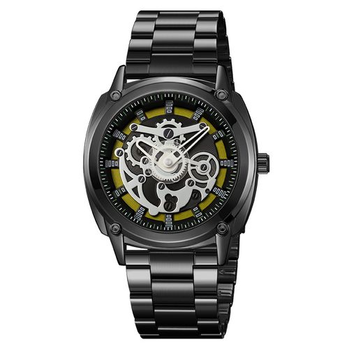 Men's mechanical style waterproof watch