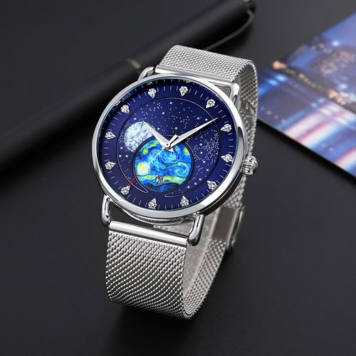 Men's Fashion Starry Sky Business Watch