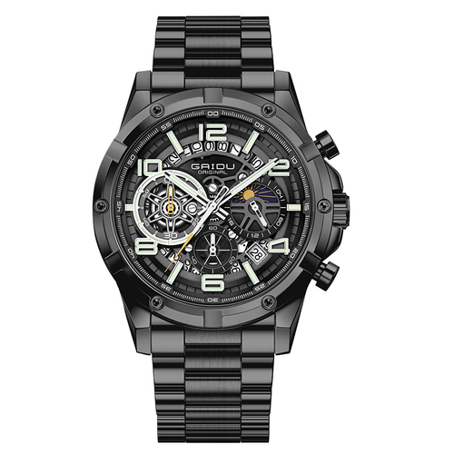 Men's business hollow luminous watch