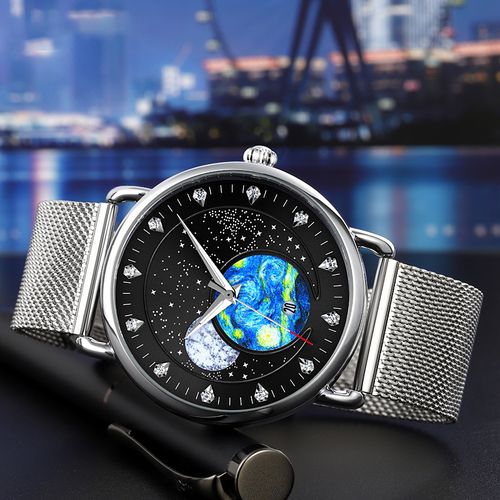 Men's Fashion Starry Sky Business Watch