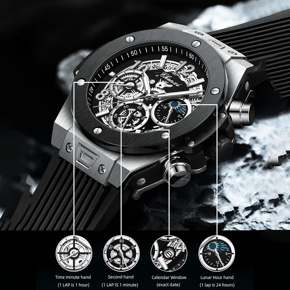 Men's Fashion Waterproof Sports Luxury Watch