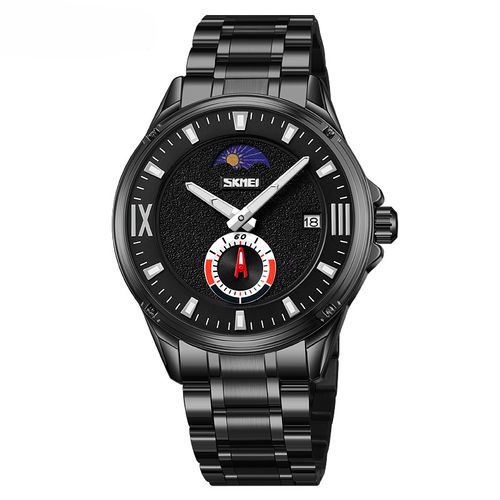 Men's Moon Phase Waterproof Watch