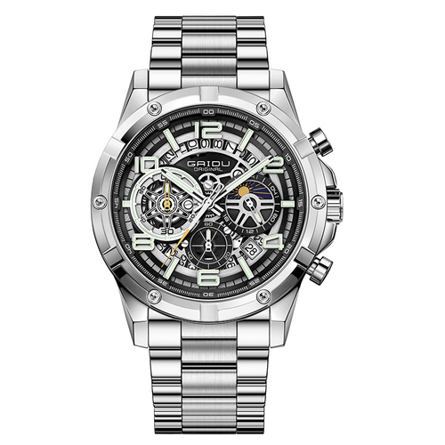 Men's business hollow luminous watch
