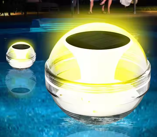 Solar color-changing ball pool light