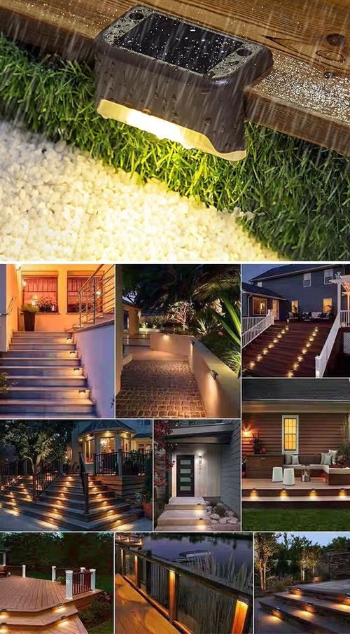 Solar garden sensor snap wall light